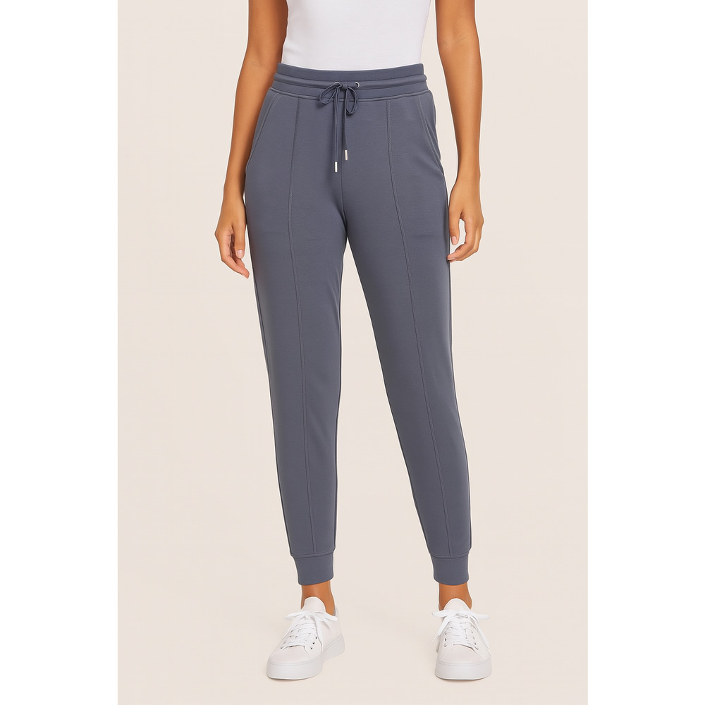 And Now This Pants Women's Large Gray Jogger Sweatpants Lounge Pocket Athleisure